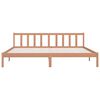 vidaXL Bed Frame without Mattress Honey Brown Solid Wood 200x200 cm