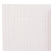 vidaXL Double-Sided Garden Fence 110x500 cm White