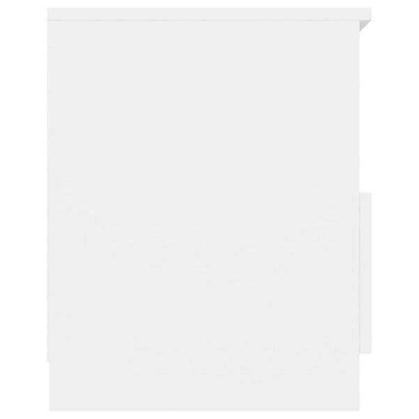 vidaXL Bed Cabinets 2 pcs White 40x40x50 cm Engineered Wood