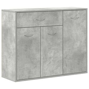 vidaXL Sideboard | Concrete Grey | Engineered Wood | Sideboard | Rectangular