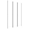 vidaXL 3-Panel Room Divider White 150x220 cm Fabric