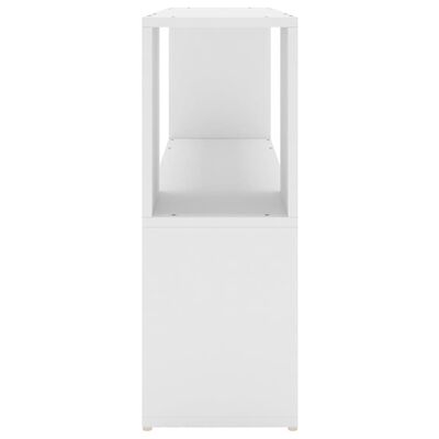 vidaXL Book Cabinet White 100x24x63 cm Engineered Wood, white vidaXL Book Cabinet White 100x24x63 cm Engineered Wood