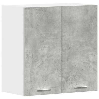 vidaXL Hanging Cabinet Concrete Grey 60x31x60 cm Engineered Wood, concrete grey vidaXL Hanging Cabinet Concrete Grey 60x31x60 cm Engineered Wood