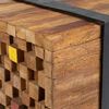 vidaXL TV Stand 110x30x32.5 cm Solid Teak Wood