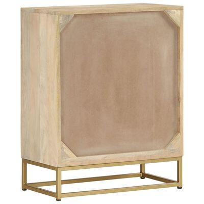 vidaXL Sideboard with 2 Doors 55x30x70 cm Solid Wood Mango