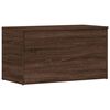 vidaXL Storage Chest Brown Oak 84x42x46 cm Engineered Wood