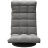 vidaXL Swivel Floor Chair Dark Grey Velvet