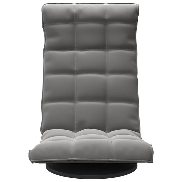 vidaXL Swivel Floor Chair Dark Grey Velvet