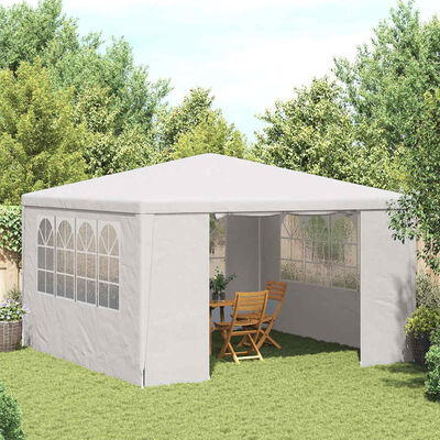vidaXL Professional Party Tent with Side Walls 4x4 m White 90 g/m?, white vidaXL Professional Party Tent with Side Walls 4x4 m White 90 g/m?