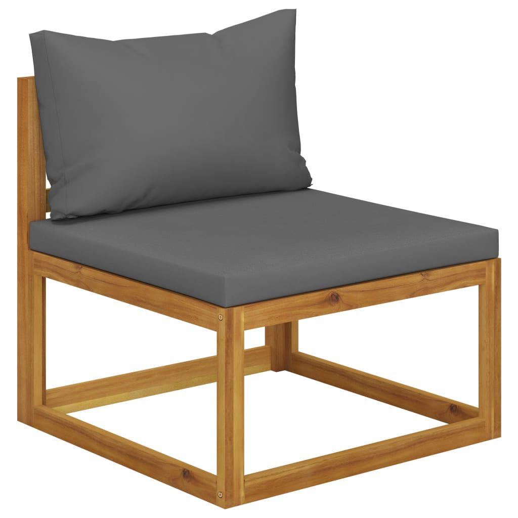 vidaXL 12 Piece Garden Lounge Set with Cushion Solid Acacia Wood