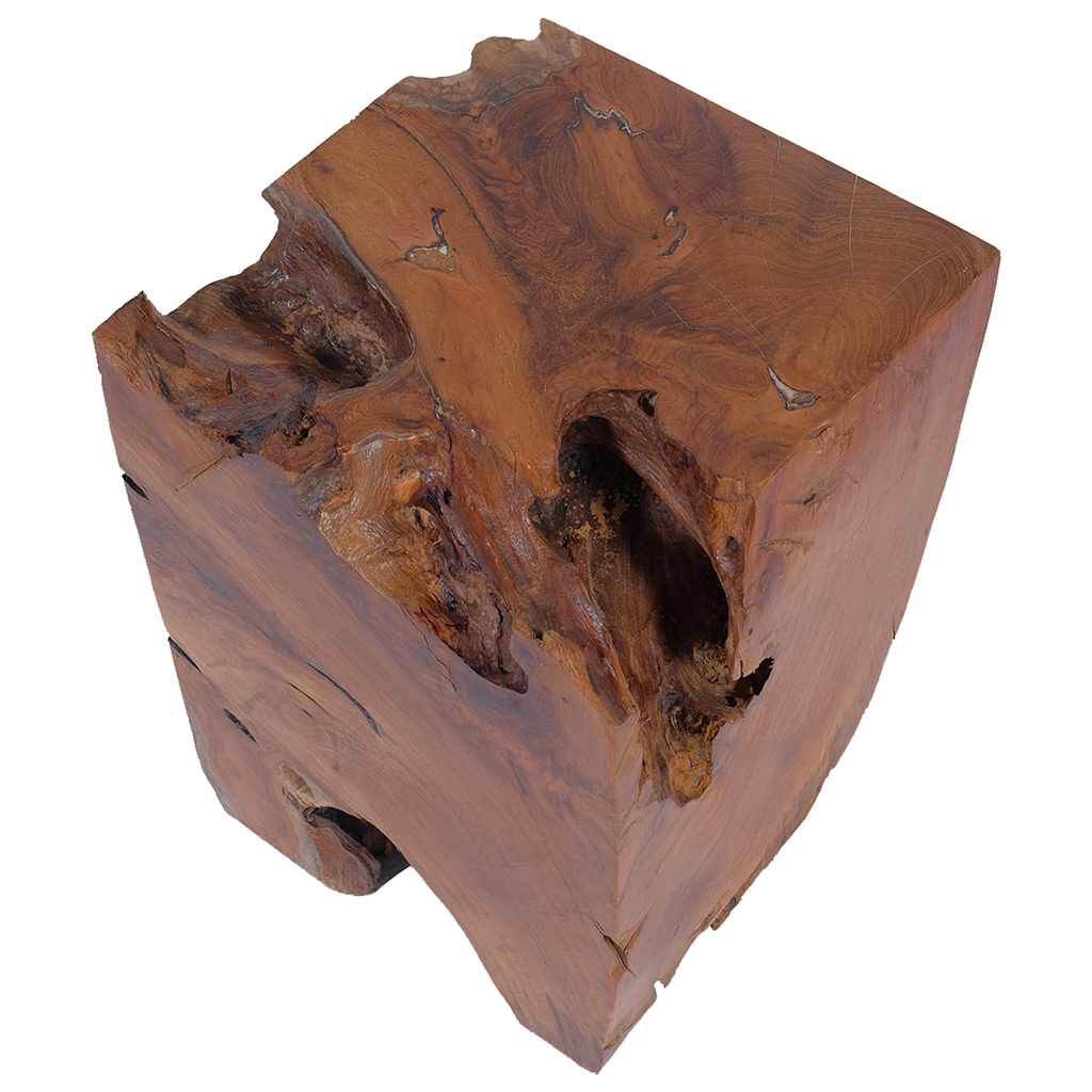 vidaXL Stool Solid Teak Wood