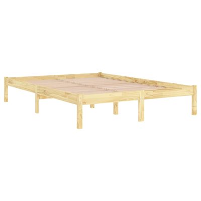 vidaXL Bed Frame without Mattress Solid Wood 120x200 cm