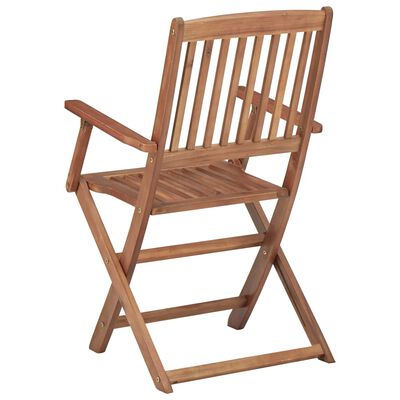 vidaXL Folding Outdoor Chairs 8 pcs Solid Acacia Wood,  vidaXL Folding Outdoor Chairs 8 pcs Solid Acacia Wood