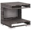 vidaXL 7 Piece Garden Lounge Set with Cushions Poly Rattan Grey