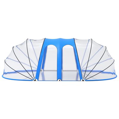 vidaXL Pool Dome Oval 620x410x205 cm