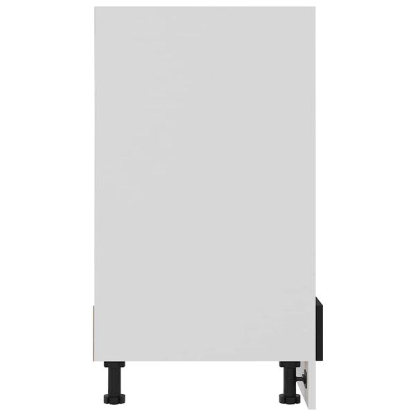 vidaXL Oven Cabinet Lyon Black 60x46x81.5 cm Engineered Wood