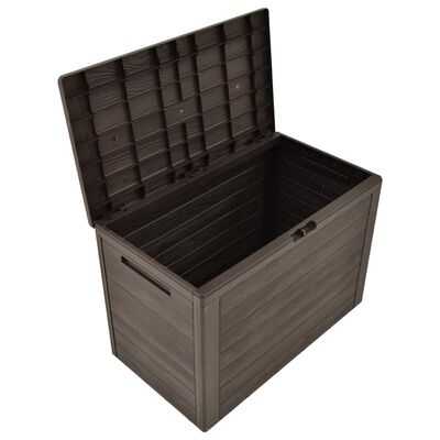 vidaXL Garden Storage Box Brown 78x44x55 cm, brown vidaXL Garden Storage Box Brown 78x44x55 cm