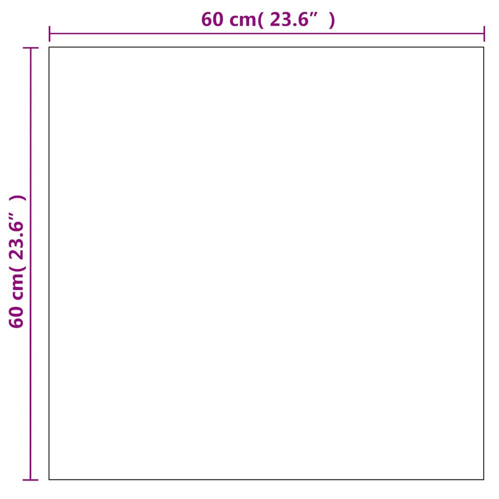 vidaXL Wall Mirror 60x60 cm Square Glass