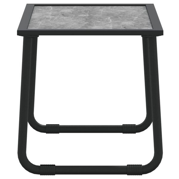 vidaXL 3 Piece Garden Lounge Set with Cushions Anthracite Steel