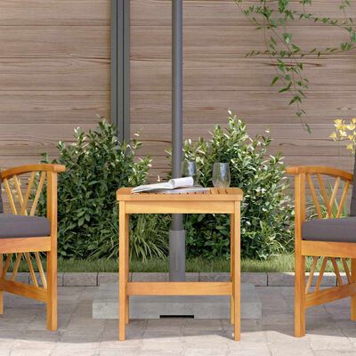 vidaXL Garden Chairs 2 pcs Solid Acacia Wood, brown vidaXL Garden Chairs 2 pcs Solid Acacia Wood