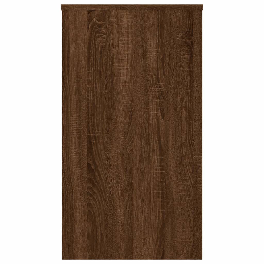 vidaXL Desk Brown Oak 90x40x72 cm Engineered Wood