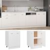 vidaXL Bottom Cabinet Lyon White 60x46x81.5 cm Engineered Wood