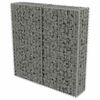vidaXL Gabion Wall with Covers Galvanised Steel 100x20x100 cm