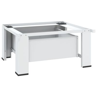 vidaXL Washing Machine Pedestal with Drawer White,  vidaXL Washing Machine Pedestal with Drawer White