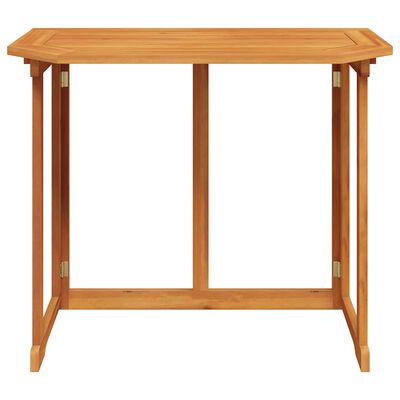 vidaXL Bistro Table 90x50x75 cm Solid Acacia Wood, brown vidaXL Bistro Table 90x50x75 cm Solid Acacia Wood