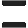vidaXL TV Cabinets 4 pcs Black 80x30x30 cm Engineered Wood