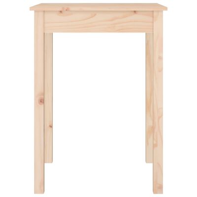 vidaXL Dining Table 55x55x75 cm Solid Wood Pine, natural vidaXL Dining Table 55x55x75 cm Solid Wood Pine