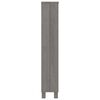 vidaXL CD Cabinet HAMAR Light Grey 45x18x100 cm Solid Wood Pine
