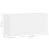 vidaXL Sink Cabinet White 90x38.5x45 cm Engineered Wood