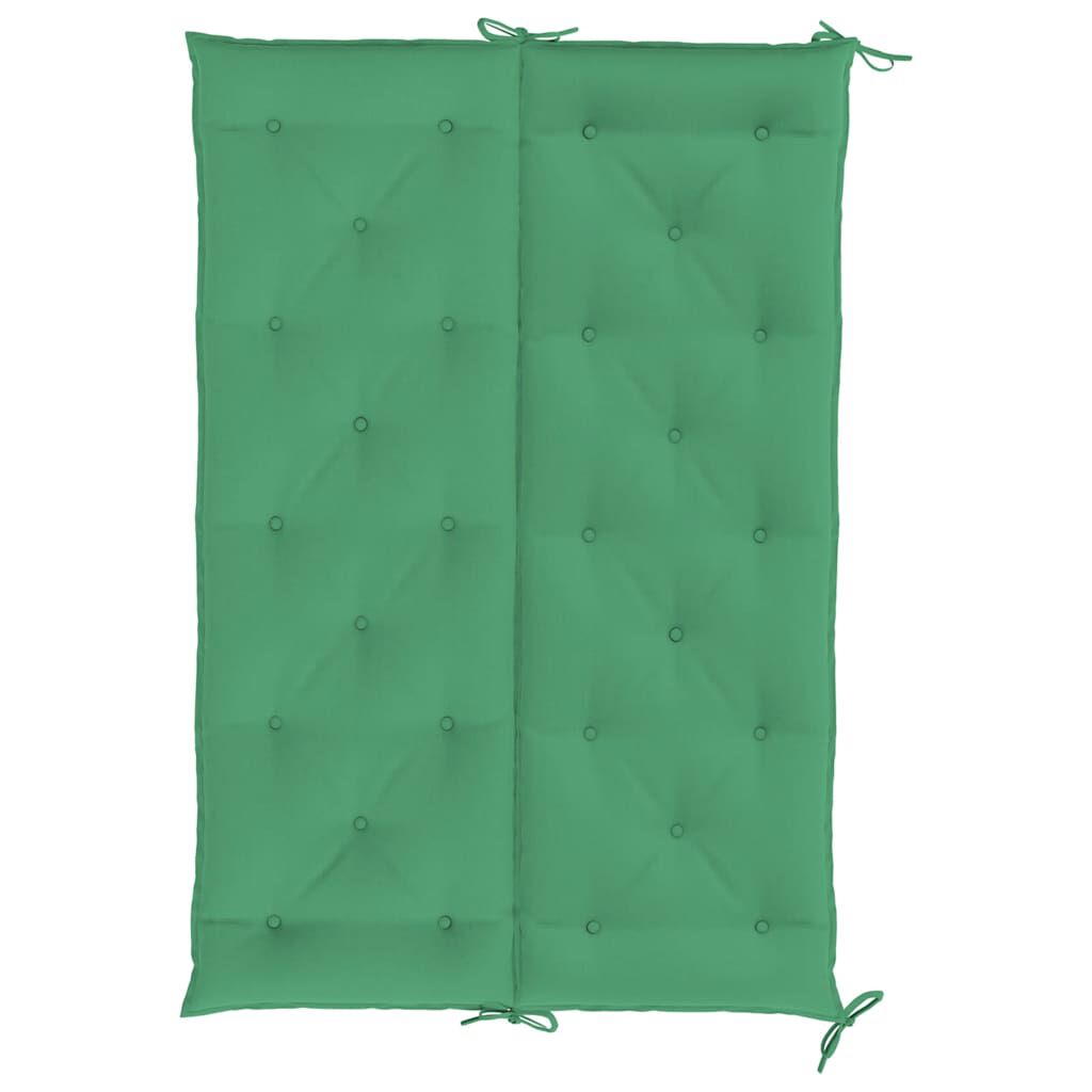 vidaXL Garden Bench Cushion Green 150x(50+50)x7cm Oxford Fabric