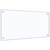 vidaXL Kitchen Backsplash Transparent 80 x 40 cm Tempered Glass