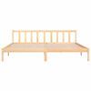vidaXL Bed Frame without Mattress Solid Wood 200x200 cm