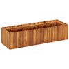 vidaXL Raised Bed | Natural wood colour | Solid acacia wood | Large | Planters