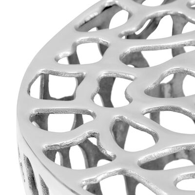 vidaXL Coffee Table Casted Aluminium 70x30 cm Silver,  vidaXL Coffee Table Casted Aluminium 70x30 cm Silver