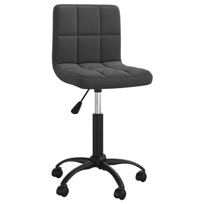 vidaXL Swivel Office Chair Black Velvet, black vidaXL Swivel Office Chair Black Velvet