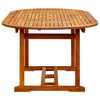 vidaXL 7 Piece Garden Dining Set Poly Rattan Brown