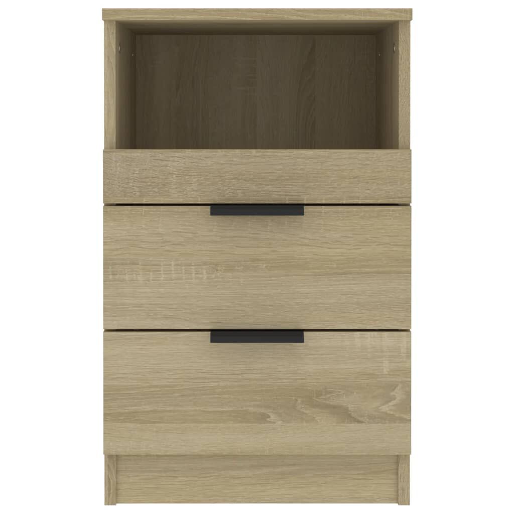 vidaXL Bedside Cabinet Sonoma Oak Engineered Wood