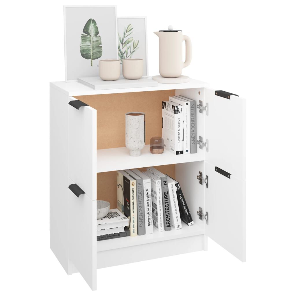 vidaXL Sideboard White 60x30x70 cm Engineered Wood