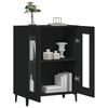 vidaXL Sideboard Black 69.5x34x90 cm Engineered Wood