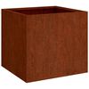 vidaXL Planters 2 pcs 32x30x29 cm Corten Steel