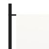 vidaXL 3-Panel Room Divider White 260x180 cm