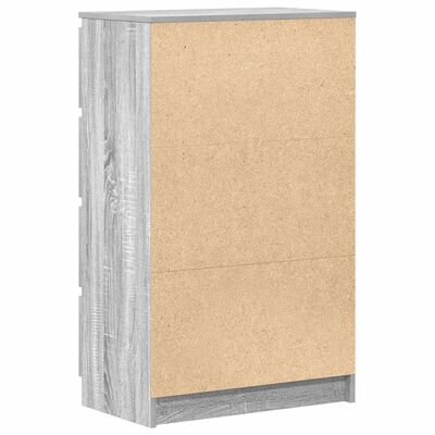 vidaXL Sideboard Grey Sonoma 60x35x98.5 cm Engineered Wood, grey sonoma vidaXL Sideboard Grey Sonoma 60x35x98.5 cm Engineered Wood