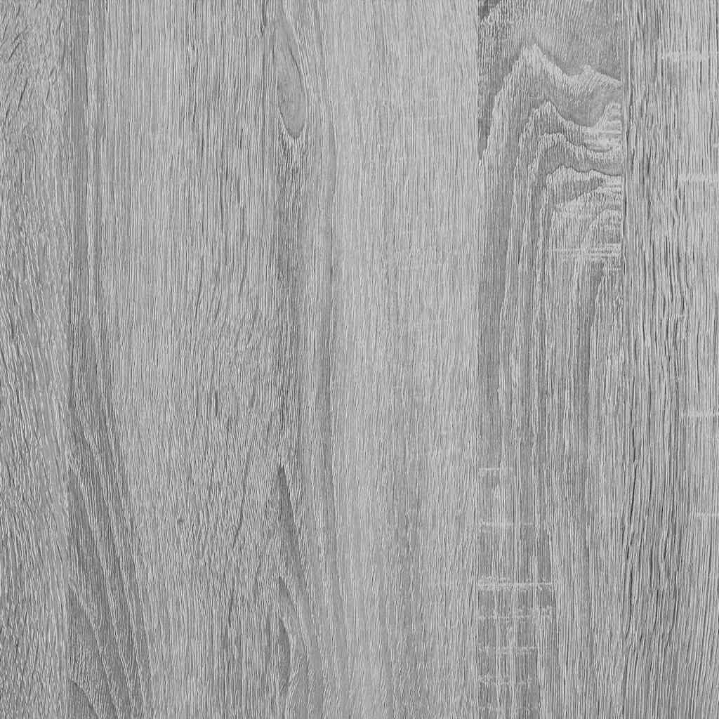 vidaXL Floating Nightstands 2pcs Grey Sonoma 40x30x15cm Engineered Wood