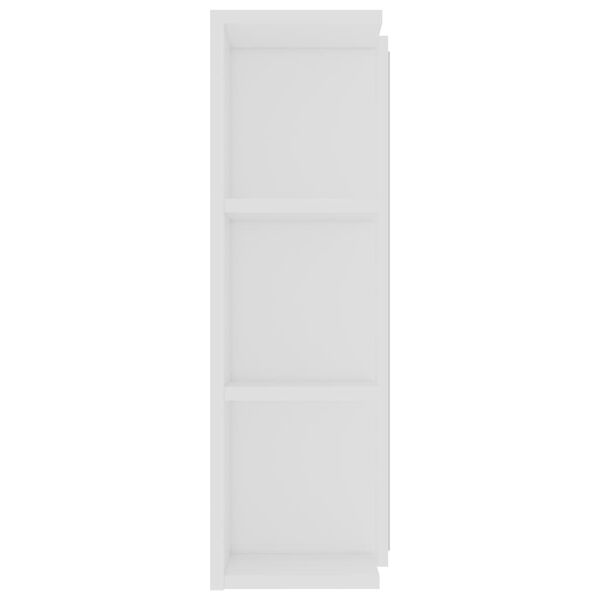 vidaXL Bathroom Mirror Cabinet White 80x20.5x64 cm Engineered Wood