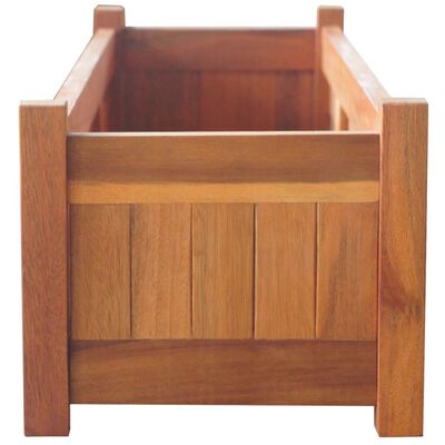 vidaXL Garden Raised Beds 2 pcs Acacia Wood 100x30x25 cm,  vidaXL Garden Raised Beds 2 pcs Acacia Wood 100x30x25 cm