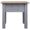 vidaXL Nightstand Grey 50.5x50.5x52.5 cm Pine Panama Range